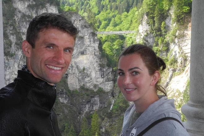 Thomas Muller and his wife, Lisa