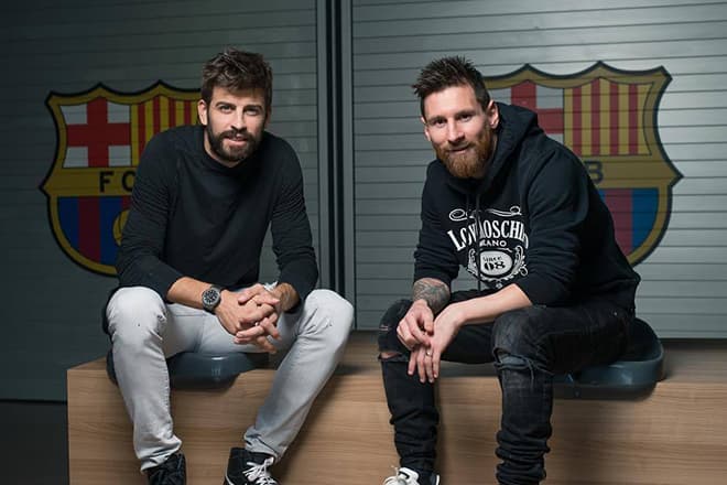 Gerard Piqué interviews Messi