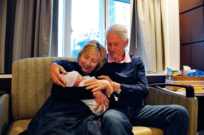 Hillary Clinton is a grandmother Hillary Clinton is a grandmother