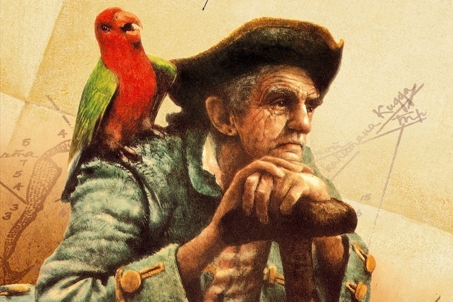 Иллюстрация к книге Роберта Льюиса Стивенсона "Остров сокровищ" Иллюстрация к книге Роберта Льюиса Стивенсона "Остров сокровищ"