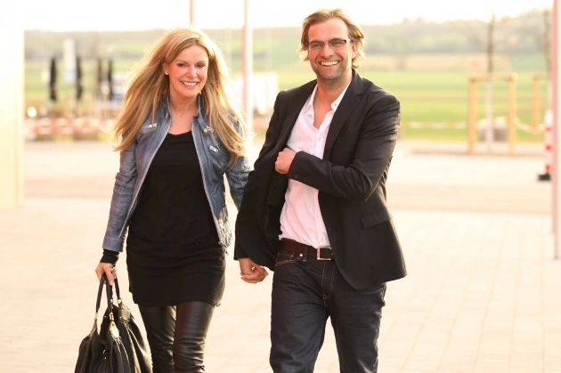 Jürgen Klopp with his wife