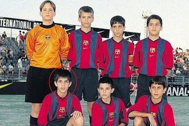 Cesc Fàbregas in his childhood