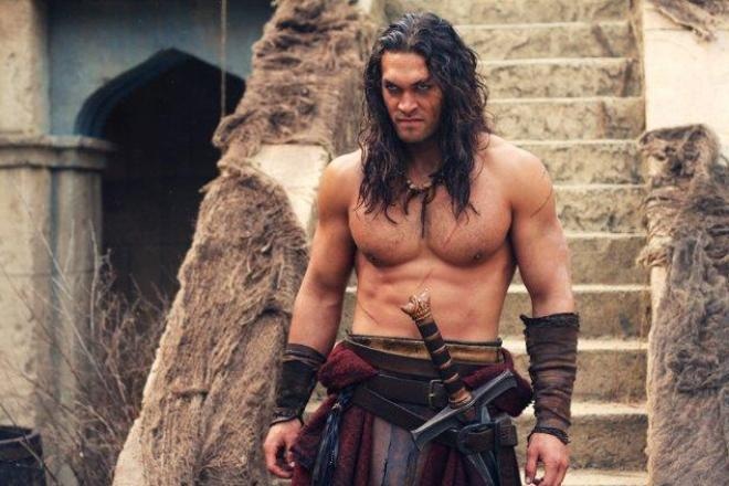 Jason Momoa in the movie Conan the Barbarian Jason Momoa in the movie Conan the Barbarian
