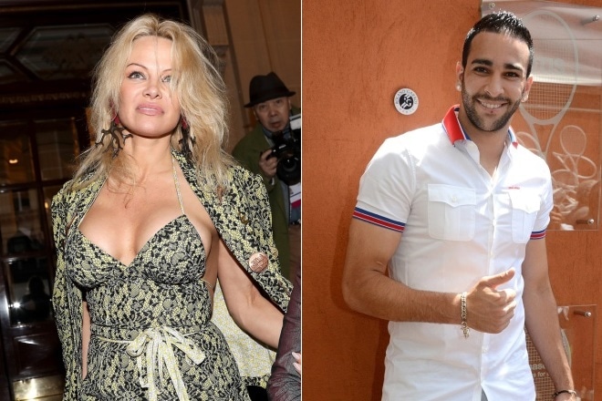 Pamela Anderson and Adil Rami Pamela Anderson and Adil Rami