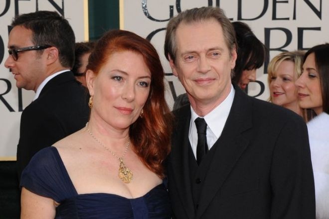 Steve Buscemi and his wife Steve Buscemi and his wife