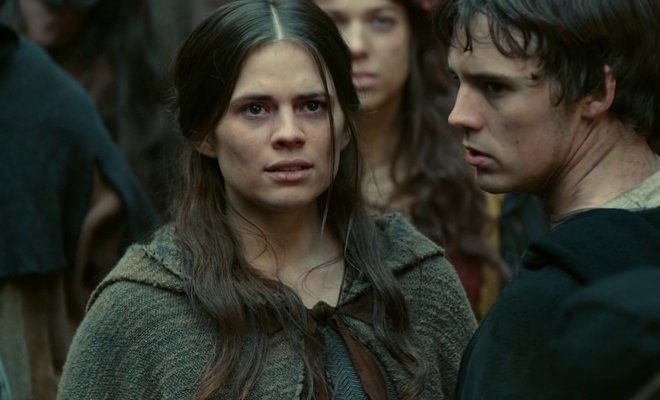 Hayley Atwell in the series The Pillars of the Earth Hayley Atwell in the series The Pillars of the Earth