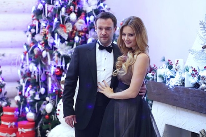 Maria Kozhevnikova with her husband Evgeniy Vasilyev | HELLO! Maria Kozhevnikova with her husband Evgeniy Vasilyev | HELLO!