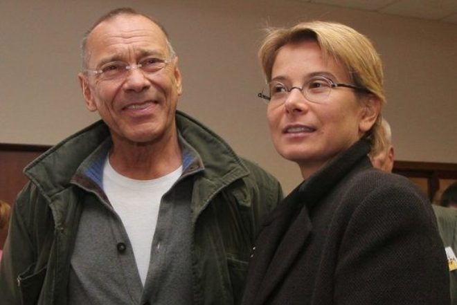 Андрей Кончаловский и Юлия Высоцкая Андрей Кончаловский и Юлия Высоцкая