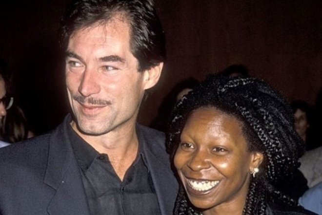 Timothy Dalton and Whoopi Goldberg Timothy Dalton and Whoopi Goldberg