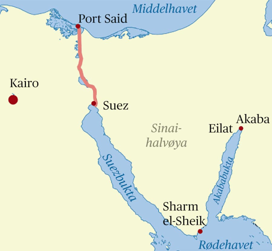 Суэцкий канал — на карте, маршрут, преимущества, недостатки, где находится,  строительство, Египет, блокировка - 24СМИ