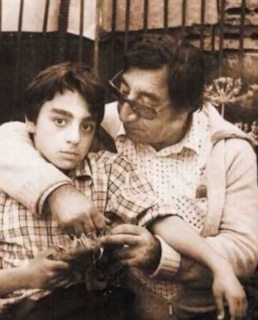 Фрунзик Мкртчян с сыном