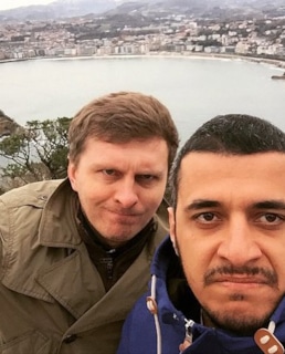 Селфи Николая Камки и Эдуарда Мацаберидзе