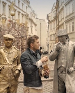 Ведущий "Еда, я люблю тебя" Николай Камка в Праге