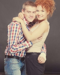 Елена Гущина с Сергеем Петиновым