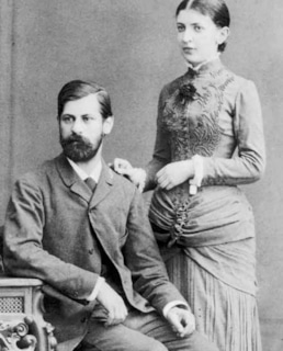 Зигмунд Фрейд с женой Мартой