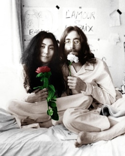 Йоко Оно и Джон Леннон