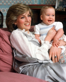 Принц Уильям и принцесса Диана