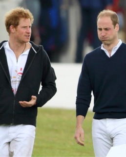 Принц Уильям с братом Гарри
