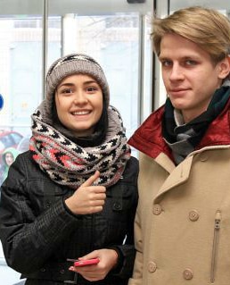 Елена Головань и Дмитрий Щебет