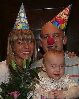 Роман Третьяков и Светлана Соколова с сыном