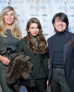 Галина Юдашкина с родителями