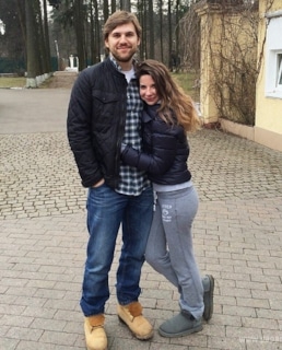 Галина Юдашкина с мужем