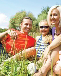 Василиса Володина с семьёй