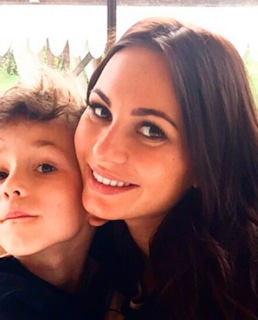 Инна Жиркова с сыном
