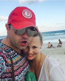 Сергей Волчков с женой