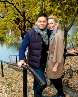 Сергей Волчков с женой