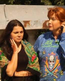 Виолетта Полякова с Верой Сотниковой