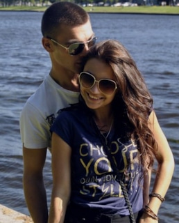 Анастасия Казаку с мужем