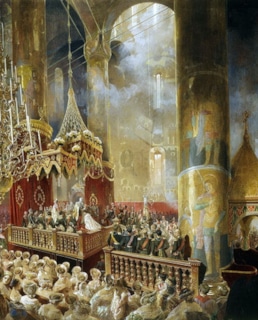 Коронация Александра II в Успенском соборе Московского кремля