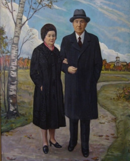Андрей Громыко с женой (картина)