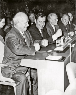 Андрей Громыко и Никита Хрущёв