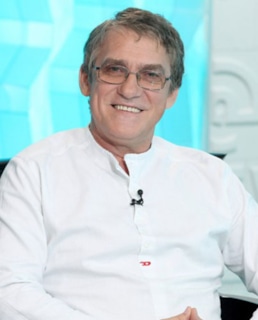 Валерий Гаркалин в телестудии