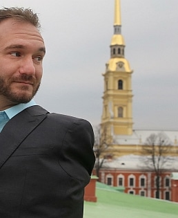 Ник Вуйчич в Санкт-Петербурге