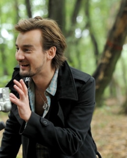 Алан Бадоев на съемочной площадке