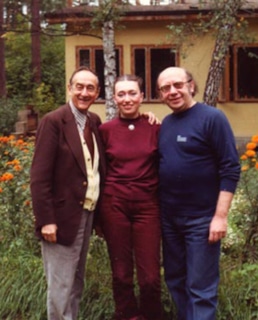 Виктория Постникова, Геннадий Рождественский и Альфред Шлезингер