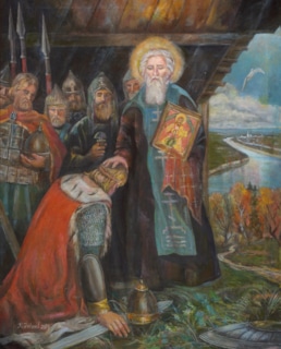 Сергий Радонежский и Дмитрий Донской