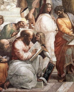 Пифагор на фреске Рафаэля