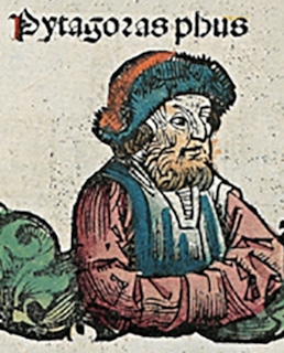 Пифагор . Изображение в Средневековье
