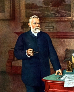 Портрет ​Альфреда Нобеля