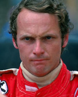 Гонщик Ники Лауда в молодости