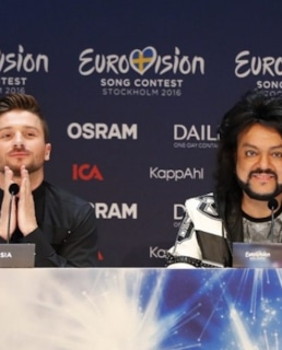 Сергей Лазарев и Филипп Киркоров на «Евровидении-2016»