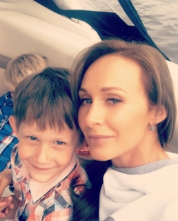 Полина Невзорова с сыном