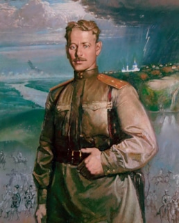 Портрет Михаила Шолохова