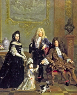 Людовик 14 (XIV) с семьей