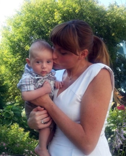 Екатерина Ифтоди с сыном