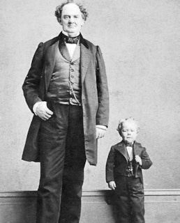 Финеас Тейлор Барнум и Чарльз Страттон